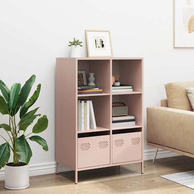 Kaappi pinkki 68x39x103,5 cm teräs