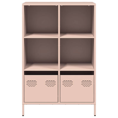 Kaappi pinkki 68x39x103,5 cm teräs
