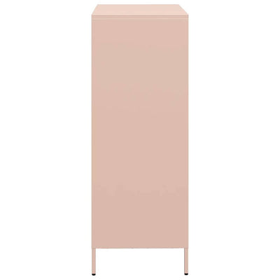 Kaappi pinkki 68x39x103,5 cm teräs