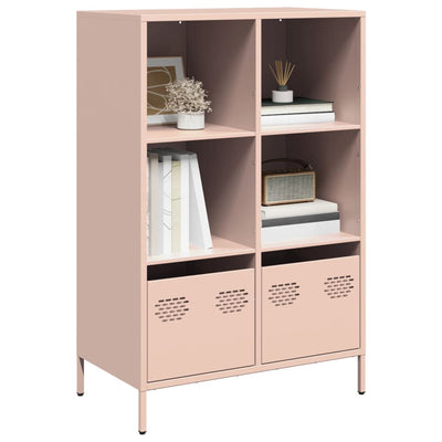 Kaappi pinkki 68x39x103,5 cm teräs