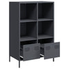 Highboard Antrasiitti 68x39x103,5 cm Teräs
