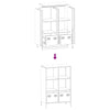 Highboard Oliivinvihreä 68x39x103,5 cm Teräs