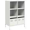 Highboard Valkoinen 68x39x103,5 cm Teräs