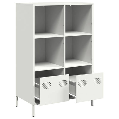Highboard Valkoinen 68x39x103,5 cm Teräs