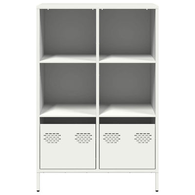 Highboard Valkoinen 68x39x103,5 cm Teräs