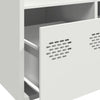 Highboard Valkoinen 68x39x103,5 cm Teräs