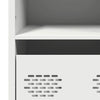 Highboard Valkoinen 68x39x103,5 cm Teräs