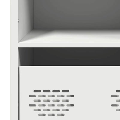 Highboard Valkoinen 68x39x103,5 cm Teräs