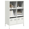 Highboard Valkoinen 68x39x103,5 cm Teräs