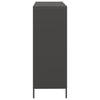 Highboard Musta 101,5x39x103,5 cm Teräs