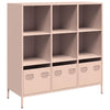 Highboard Pinkki 101,5x39x103,5 cm Teräs