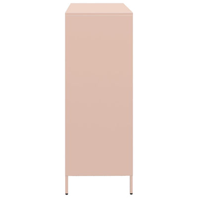Highboard Pinkki 101,5x39x103,5 cm Teräs