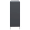 Highboard Antrasiitti 101,5x39x103,5 cm teräs