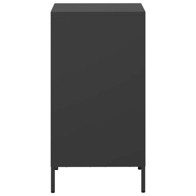 Senkki musta 35x39x73,5 cm kylmävalssattu teräs