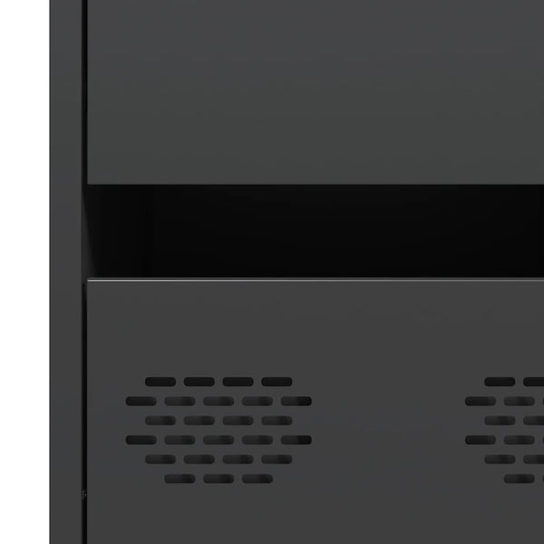 Musta senkki Annette 35x39x73,5cm (kylmävalssattu teräs)