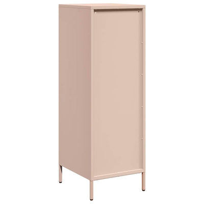 Kaappi pinkki 39x35x103,5 cm teräs