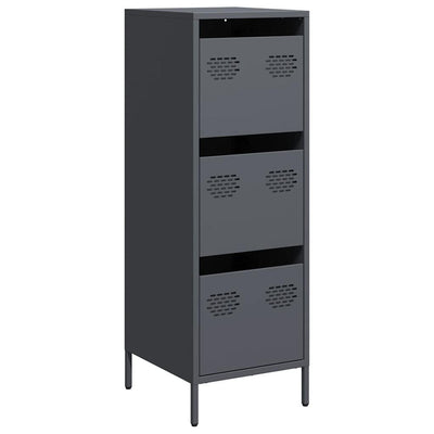 Highboard Antrasiitti 39x35x103,5 cm terästä