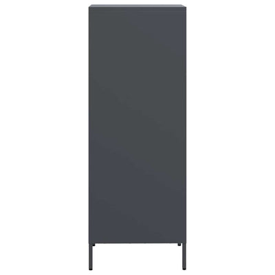 Highboard Antrasiitti 39x35x103,5 cm terästä