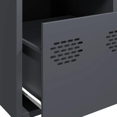 Highboard Antrasiitti 39x35x103,5 cm terästä