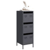 Antrasiitti highboard Dzidra 39x35x103,5cm (terästä)