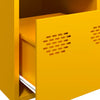 Highboard Sinapinkeltainen 39x35x103,5 cm Teräs