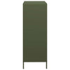 Highboard Oliivinvihreä 39x35x103,5 cm Teräs