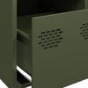 Highboard Oliivinvihreä 39x35x103,5 cm Teräs