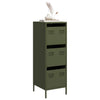 Highboard Oliivinvihreä 39x35x103,5 cm Teräs
