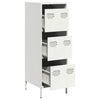 Highboard Valkoinen 39x35x103,5 cm Teräs