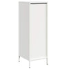 Valkoinen highboard Dzidra 39x35x103,5cm (teräs)