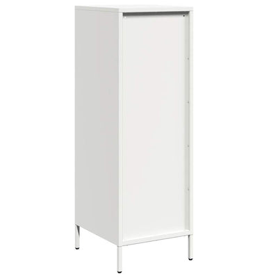 Highboard Valkoinen 39x35x103,5 cm Teräs