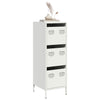 Highboard Valkoinen 39x35x103,5 cm Teräs