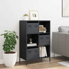 Highboard Antrasiitti 68x39x103,5 cm Teräs
