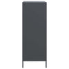 Highboard Antrasiitti 68x39x103,5 cm Teräs
