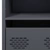 Highboard Antrasiitti 68x39x103,5 cm Teräs