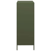 Highboard Oliivinvihreä 68x39x103,5 cm Teräs