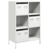 Highboard Valkoinen 68x39x103,5 cm Teräs