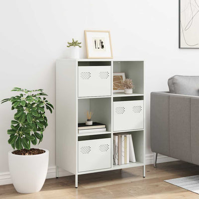 Highboard Valkoinen 68x39x103,5 cm Teräs