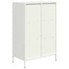 Valkoinen highboard Olimpica 68x39x103,5cm (teräs)