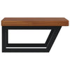 Pesuallashylly seinälle teräs ja täysi tammi