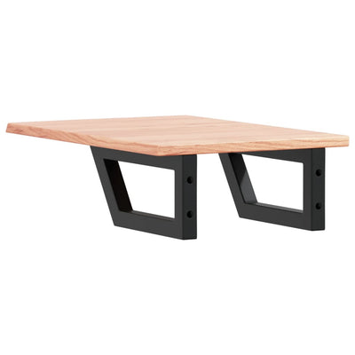 Teräs ja täysi tammi pesuallashylly Lulus (seinälle)