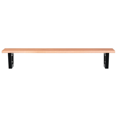 Teräs ja täysi tammi pesuallashylly Lulus (seinälle)