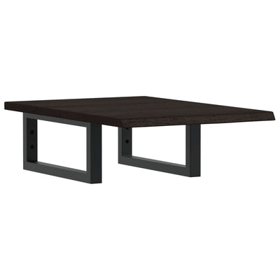 Teräs ja täysi tammi pesuallashylly Lulus (seinälle)