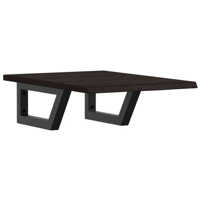 Teräs ja täysi tammi pesuallashylly Lulus (seinälle)