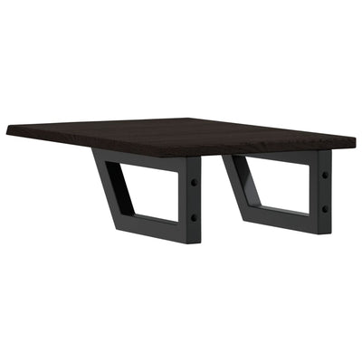 Teräs ja täysi tammi pesuallashylly Lulus (seinälle)