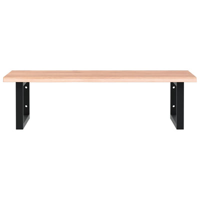 Teräs ja täysi tammi pesuallashylly Lulus (seinälle)