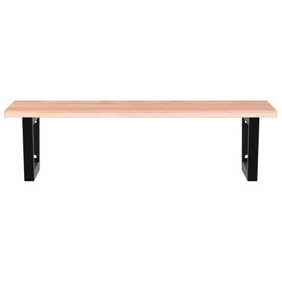 Teräs ja täysi tammi pesuallashylly Lulus (seinälle)