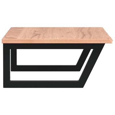 Teräs ja täysi tammi pesuallashylly Lulus (seinälle)