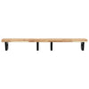 Pesuallashylly seinälle teräs ja täysi akasiapuu