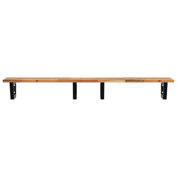 Pesuallashylly seinälle teräs ja täysi akasiapuu
